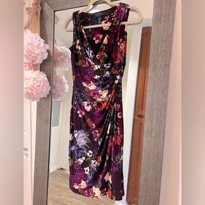 Purple flower Ralph Lauren dress